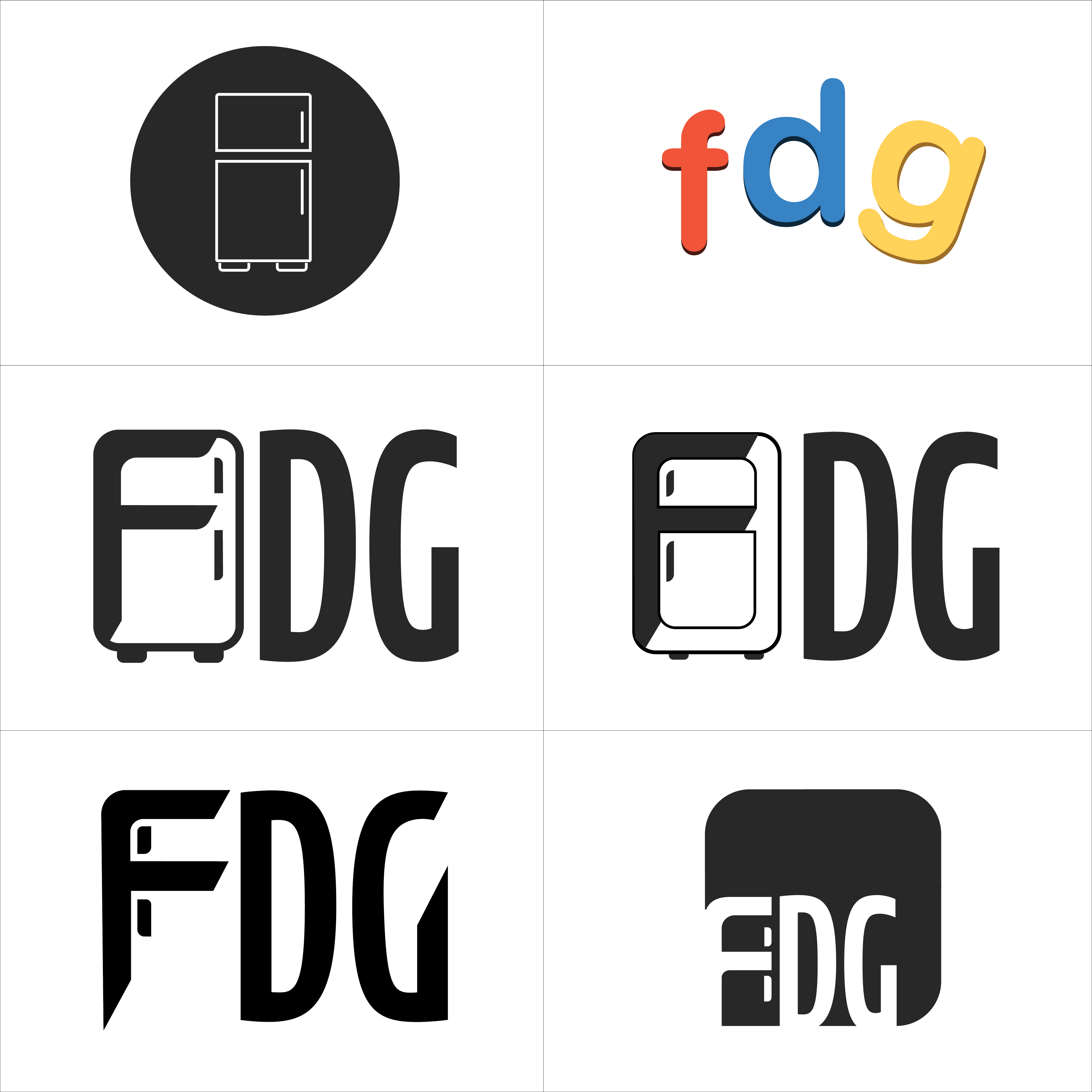 A few variations before I arrived at the final logo