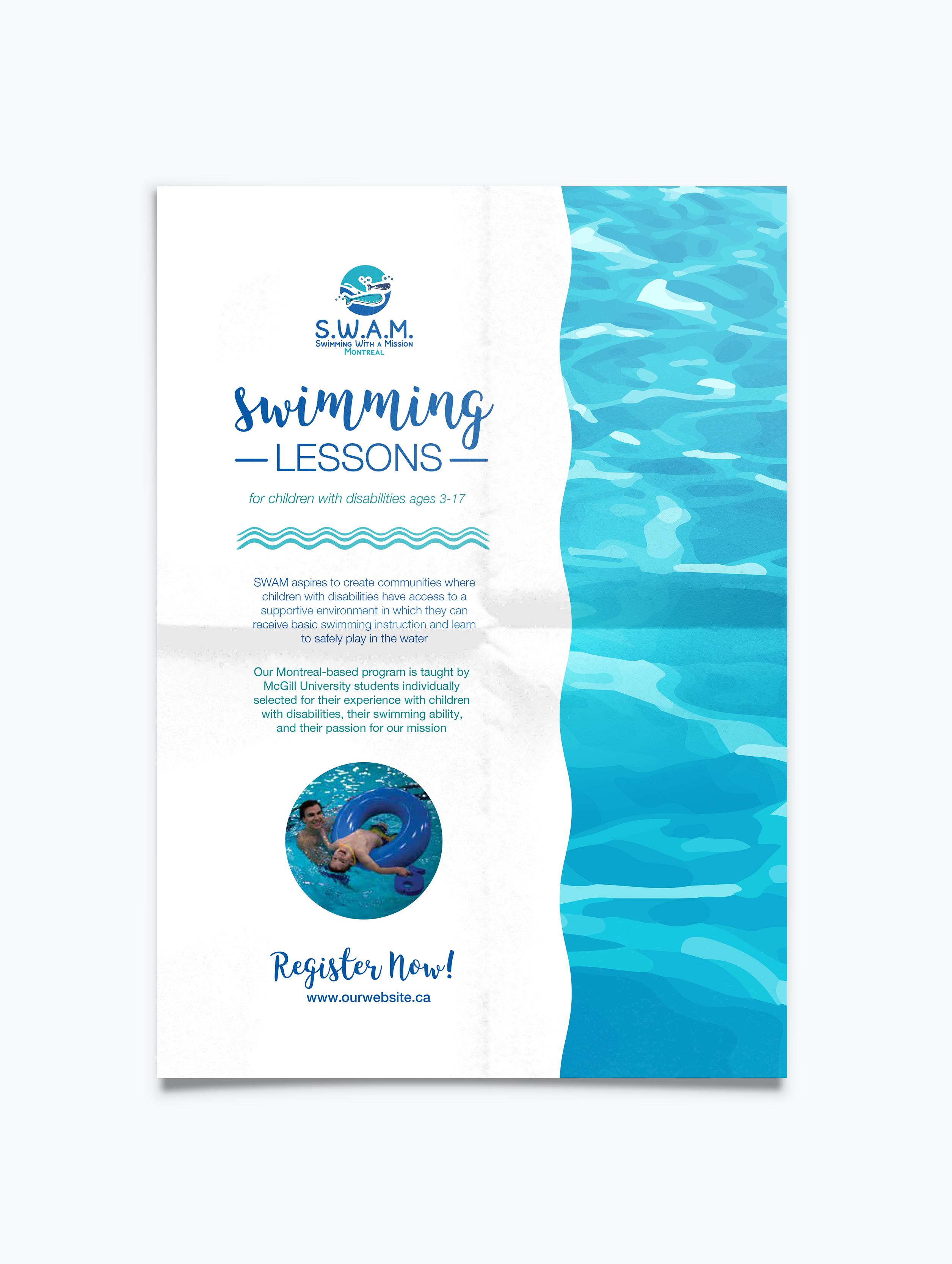 Flyer advertising to parents